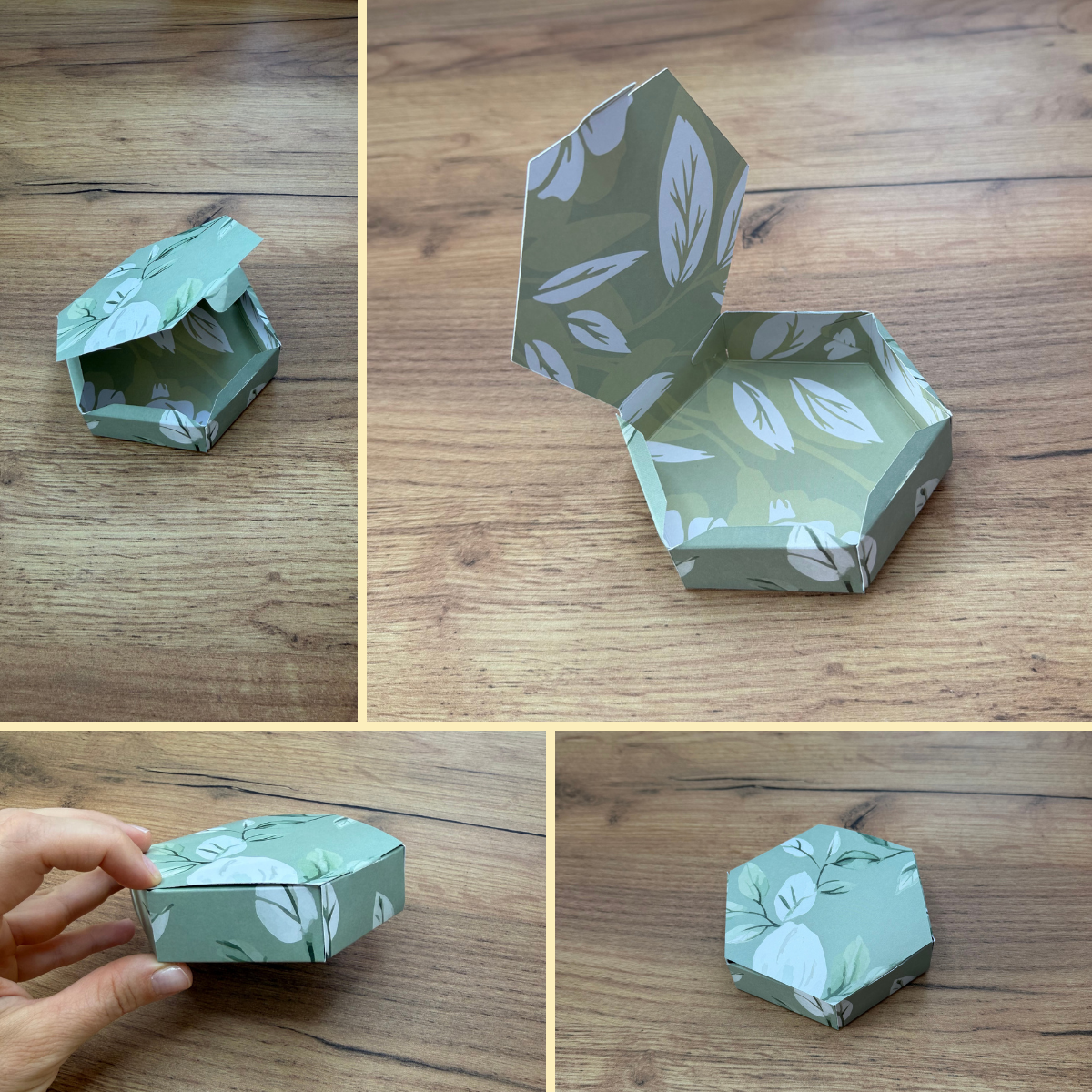 6-eckige Schachtel – Bild 4