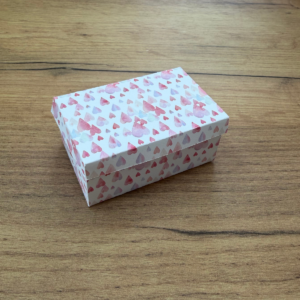 Faltschachtel mit Klappe